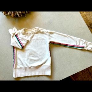 Athleta Girl ribbon trim sweatshirt